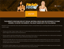 Tablet Screenshot of facialsfever.com